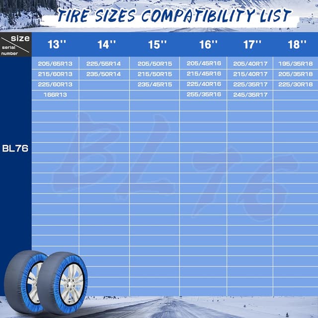 Detalle 2 de Chaussettes à neige SAITUMA BL78 ⚙