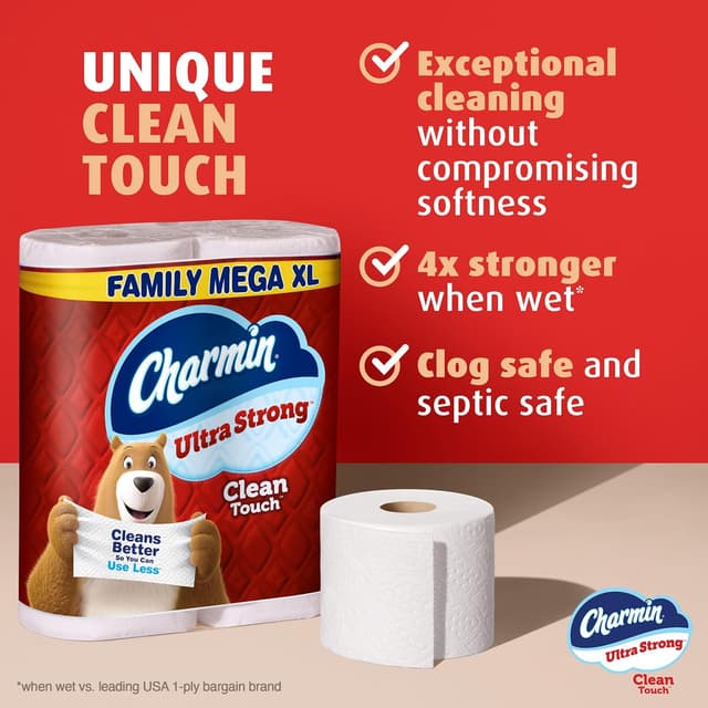 Detalle de Charmin Ultra Strong Clean Touch 18 Rolls