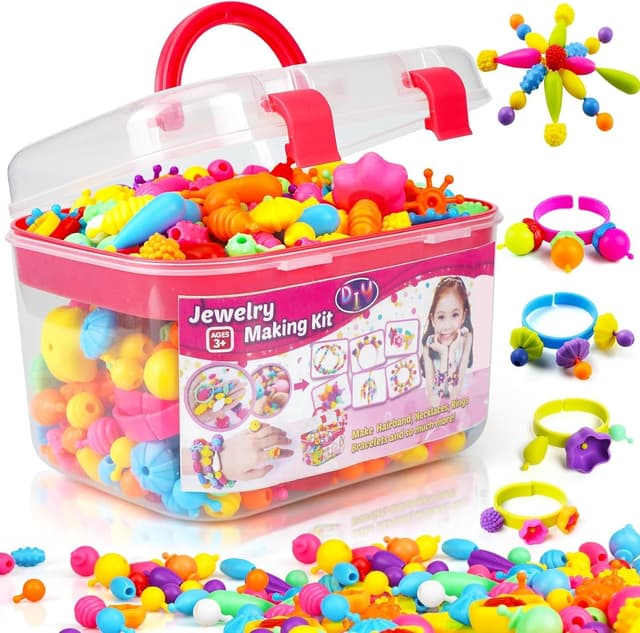 Imagen de FUNZBO 520+ Snap Pop Beads jewelry kit en OfertitasTOP