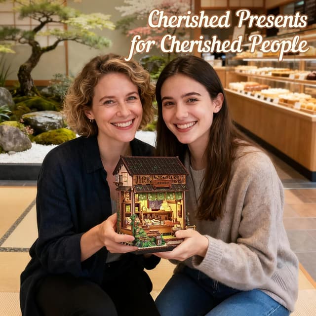 Thumbnail 5 de CUTEBEE Book Nook Japanese Wagashi Shop