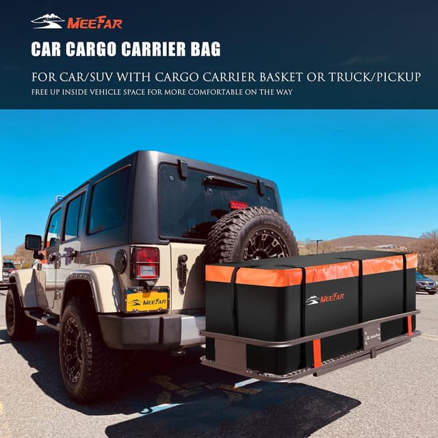 Detalle 2 de MeeFar Hitch Mount Carrier Bag 20 CuFt