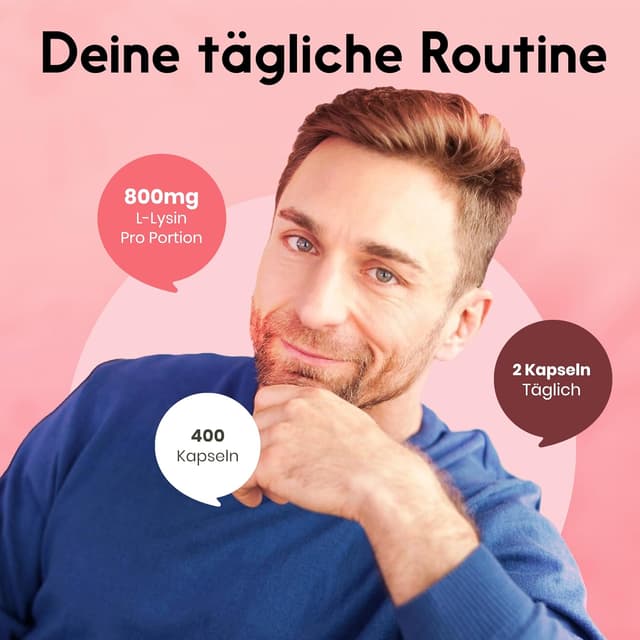 Thumbnail 2 de L-Lysin hochdosiert 400 Kapseln 2000 mg