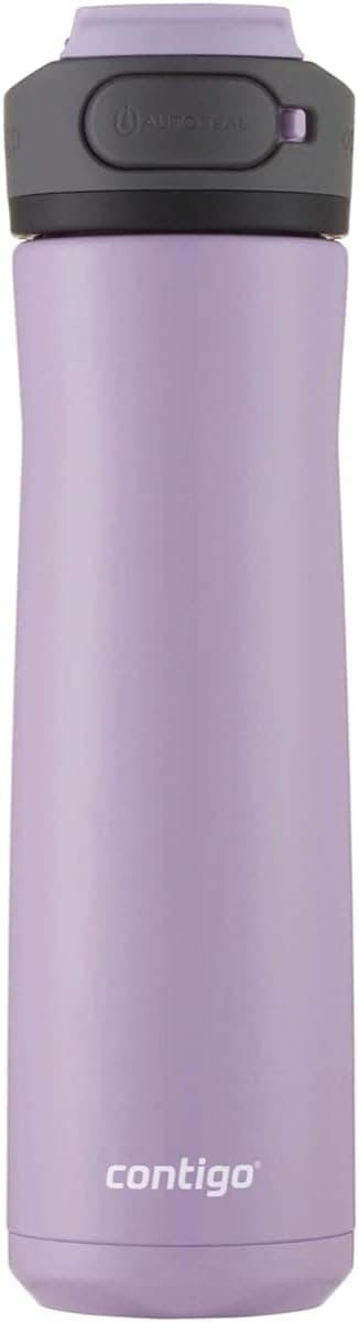 Detalle de Contigo Cortland Chill 2.0 24oz Insulated Stainless Steel Water Bottle with AUTOSEAL Lid (Lavender)