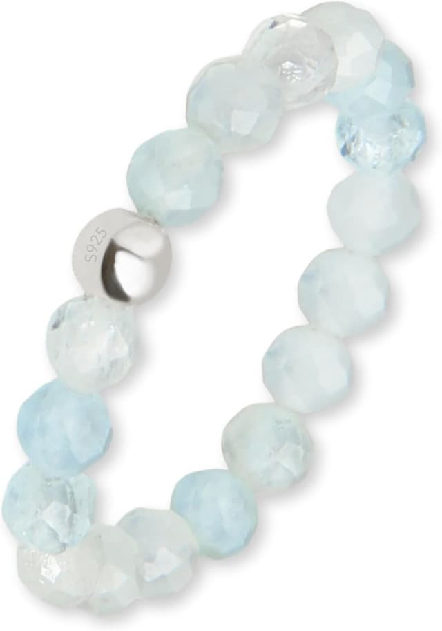 Thumbnail 6 de GD GOOD.designs Anello anti-stress con perle di pietra naturale e rotazione elastica