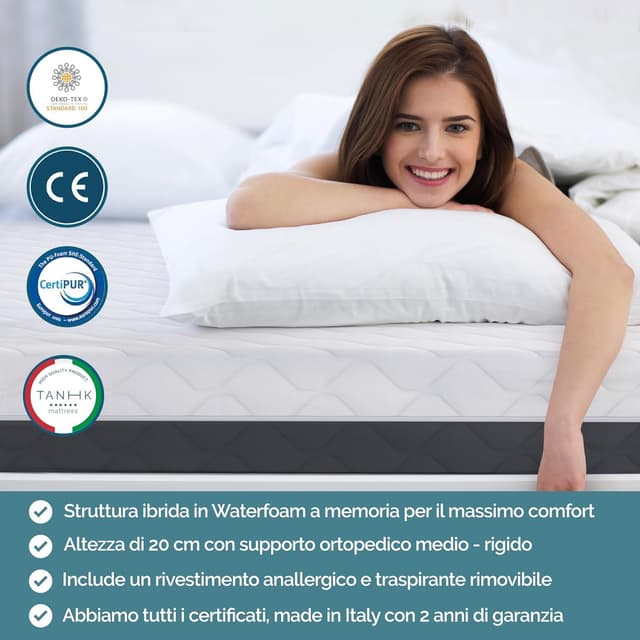 Thumbnail 3 de TANHK Materasso Memory ortopedico 160 x 200
