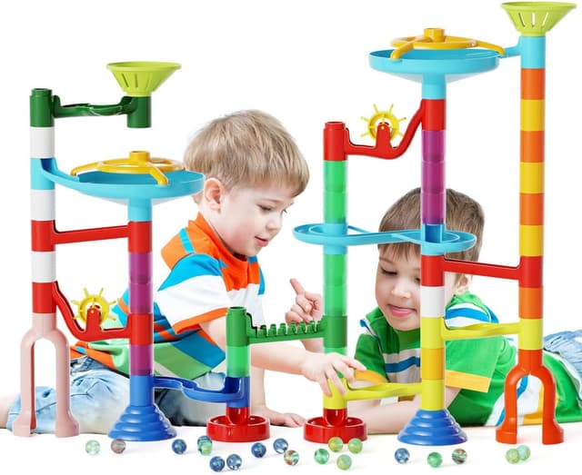 Imagen de Murmelbahn 110PCS Kugelbahn Spielset 🎲 en OfertitasTOP