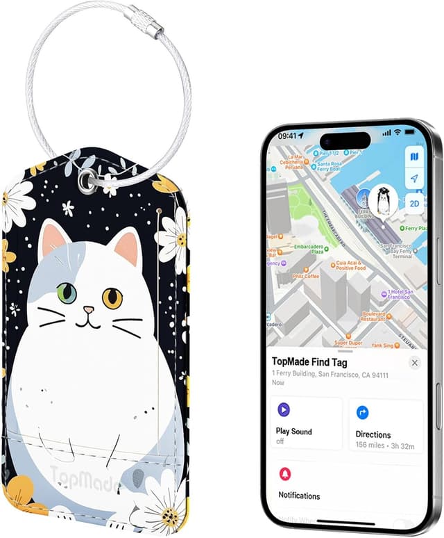 Thumbnail 5 de TopMade Smart Luggage Tag with Find My, Rechargeable 1