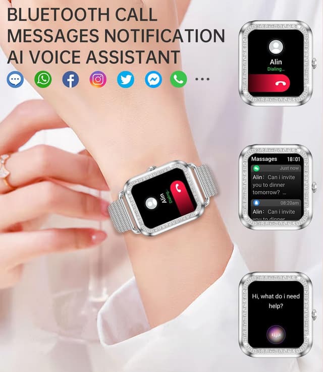 Thumbnail 1 de Reloj Inteligente Mujer Xiaomi Band 7 con Notificaciones y Salud ⏱️