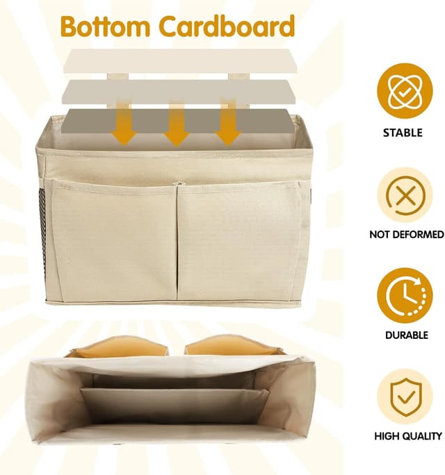 Thumbnail 4 de Romon Tasca Portaoggetti Letto 30x11x20 cm