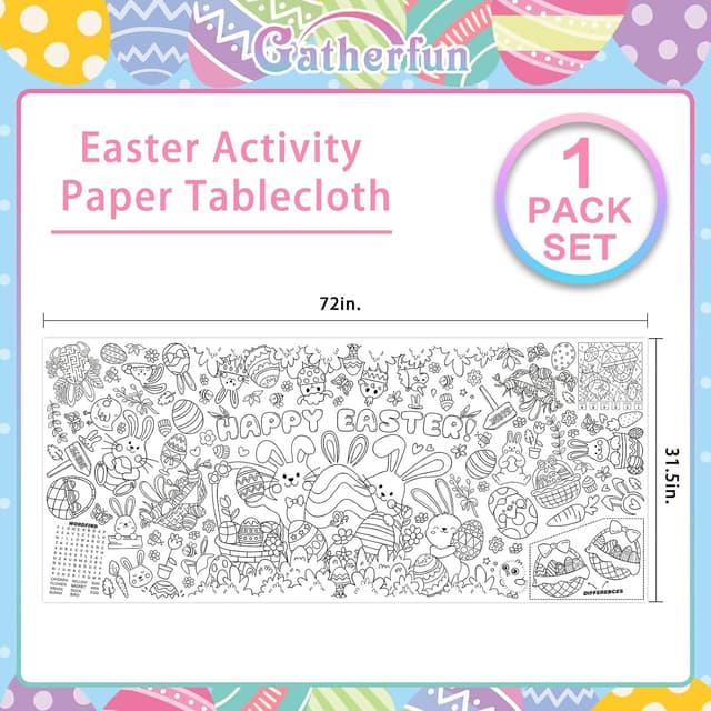Thumbnail 1 de Gatherfun Easter activity poster 31.5 x 72
