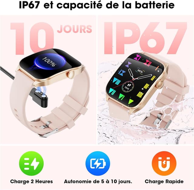 Thumbnail 3 de Montre 1,91" écran incurvé Bluetooth