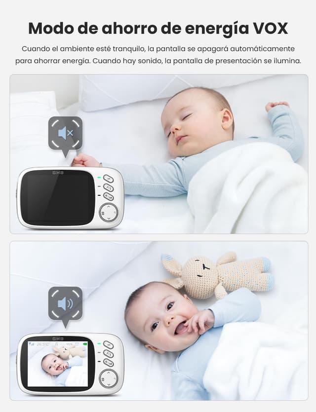 Thumbnail 5 de GHB Camara Vigilancia Bebe 3.2" 720HD