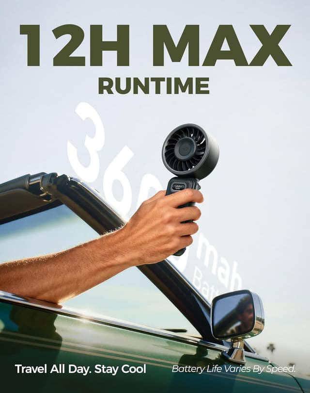Detalle de Diveblues Turbo Fan 12 hours USB-C portable