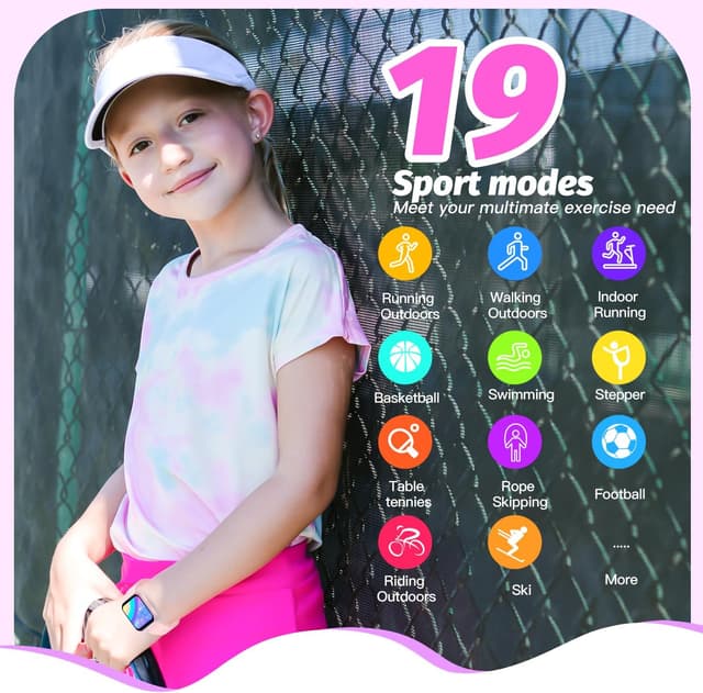 Detalle 2 de Kids Smart Watch 1.5‑inch DIY Face, IP68