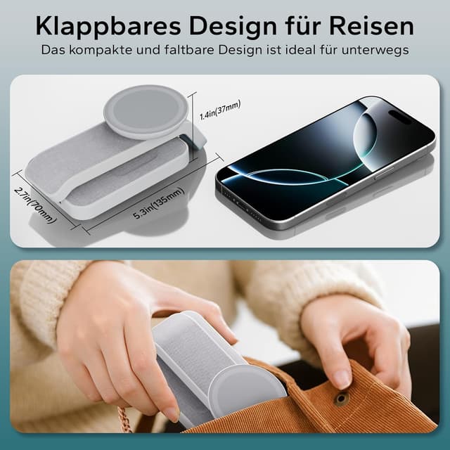 Thumbnail 2 de Eazpower Magsafe Ladestation 3‑in‑1 für iPhone und Apple Watch