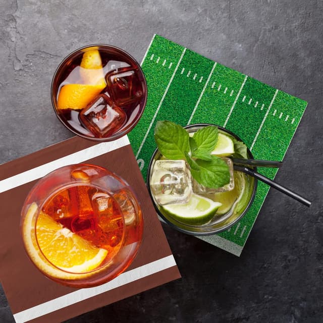 Detalle 2 de 80 Pack Football Party Napkins 🧻