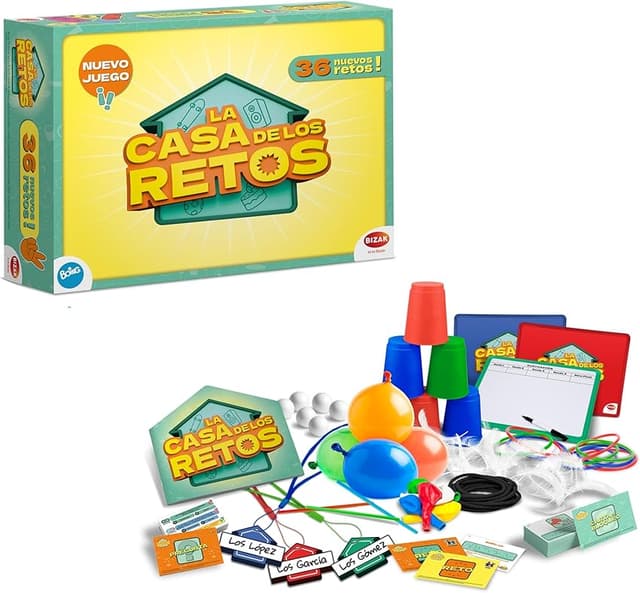 Detalle de Bizak 35001940 La Casa de los Retos — juego familiar 🧩