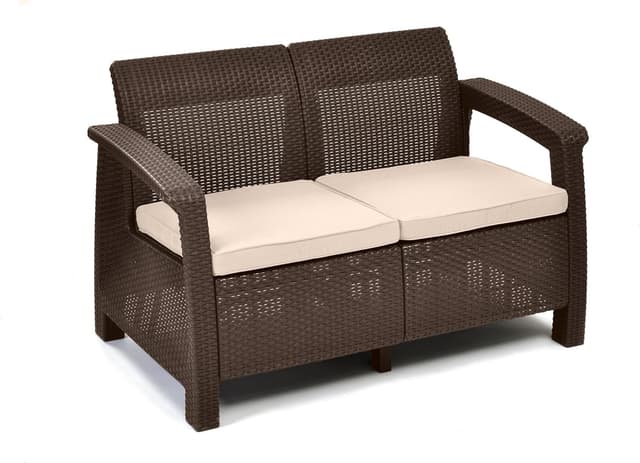 Detalle 1 de Keter Corfu Conjunto de Jardín 4 Plazas con Mesa y Cojines