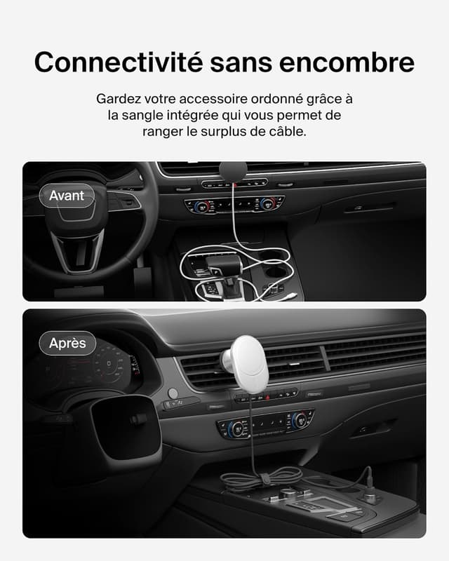 Thumbnail 6 de Belkin BoostCharge Pro Chargeur Voiture Qi2 15W MagSafe