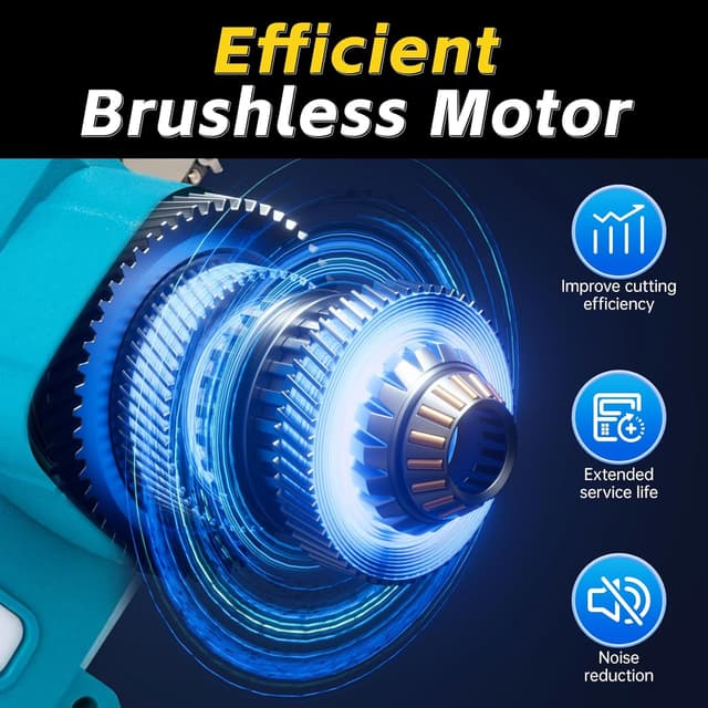 Detalle 2 de Mini cordless chainsaw 6 and 8 inch