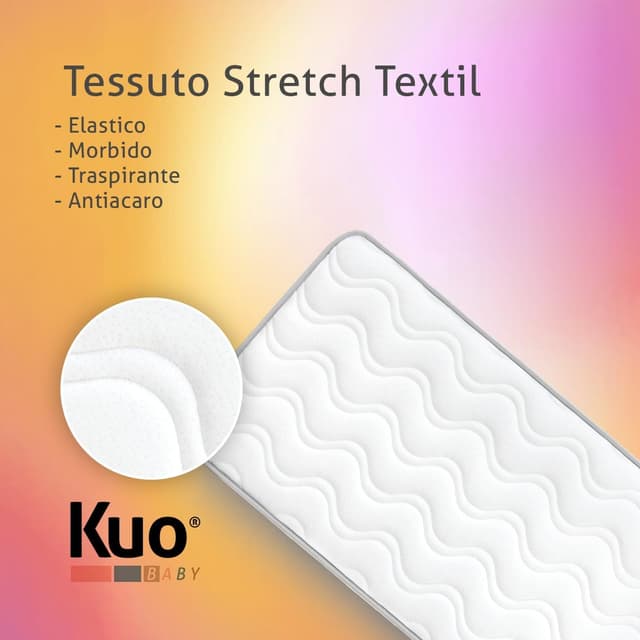 Thumbnail 6 de KUO Baby Materasso per Culla Baloo Plus con tecnologia a 2 fasi e supporto ergonomico, 140 x 70 cm