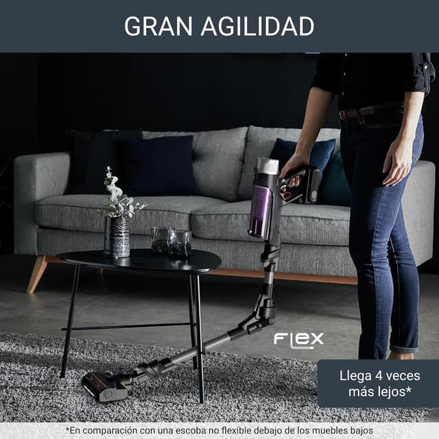 Detalle 2 de Rowenta Xforce Flex 9.60 Allergy – Aspirador escoba sin cable 🧹