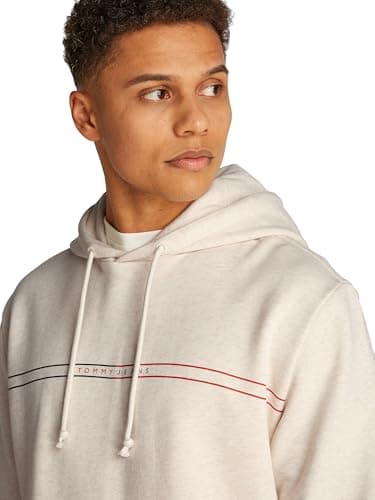 Detalle de Tommy Jeans TJM Reg sudadera M beige para hombre
