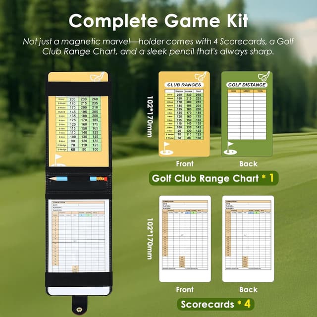 Detalle de TLTWHS Magnetic Golf Scorecard Holder
