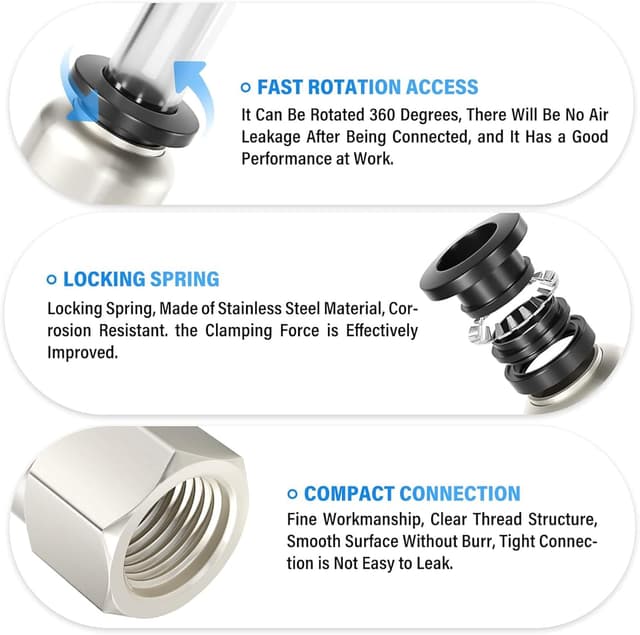 Detalle de Push to Connect 8mm BSP fitting PCF8-02