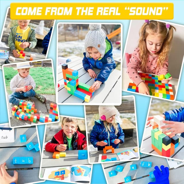 Detalle 2 de 48PCS Magnetic Blocks Large STEM Toy for Ages 3–6 🧩