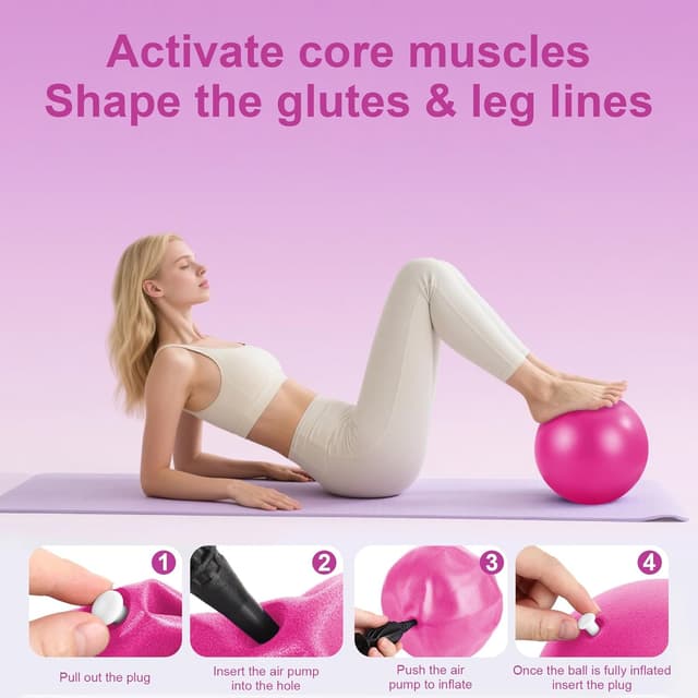 Thumbnail 2 de VIJLXI Pilates Essentials Kit for Women with Ring & Ball 5-Band Set