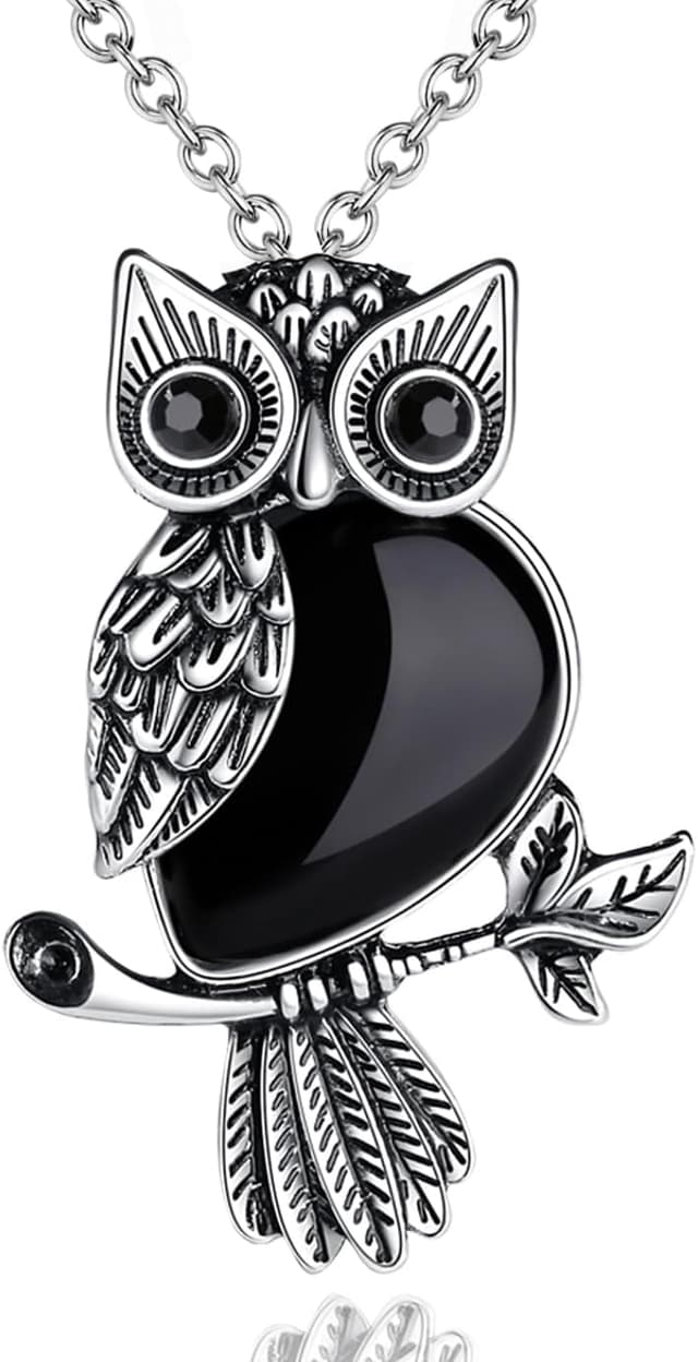 Thumbnail 6 de Sahoottie Crystal Owl Necklace 19.6-inch