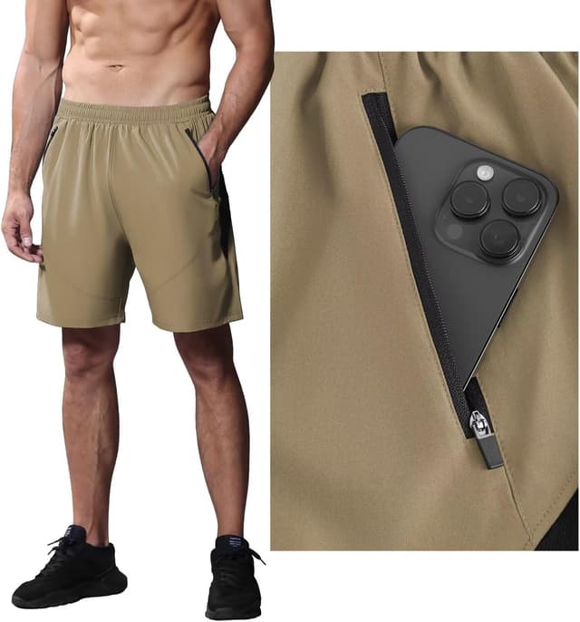Detalle 2 de Sportshorts Schnell trocknend mit Taschen