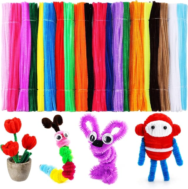 Imagen de Caydo 1000 Pipe Cleaners 30 cm assorted colours en OfertitasTOP