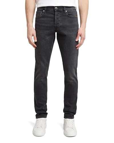 Detalle de G-STAR 3301 Slim Jeans Negro 34W/36L