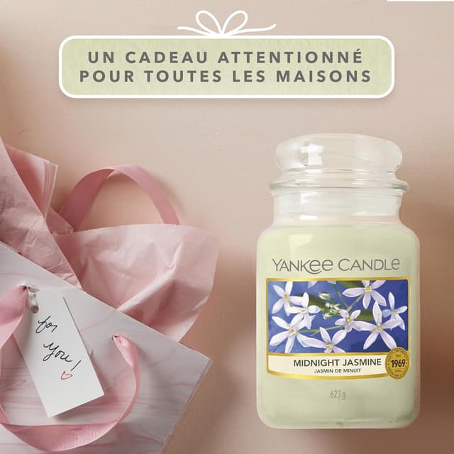 Thumbnail 4 de Yankee Candle Jasmine de Minuit Grande Bougie