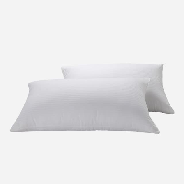 Detalle de Basics El Corte Inglés Pack 2 almohadas fibra extrafirme antiácaros