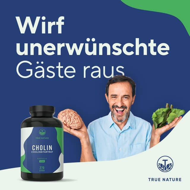 Detalle de TRUE NATURE Cholin Kapseln 1125mg
