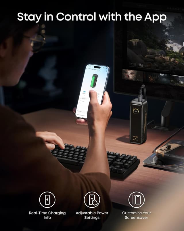 Thumbnail 6 de Anker Prime Power Bank Black Myth: Wukong Edition (20,100mAh, 220W, 3-Port)