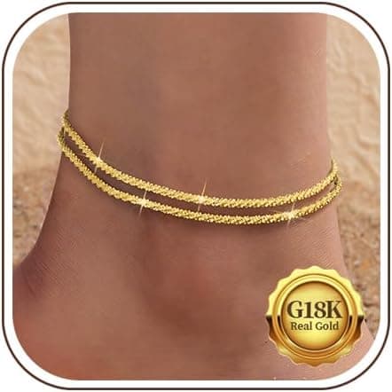 Detalle de Kenivira Fußkettchen für Frauen, wasserdicht