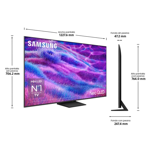 Detalle 2 de Samsung TQ55QN80FAUXXC Neo QLED 4K MiniLED Smart TV