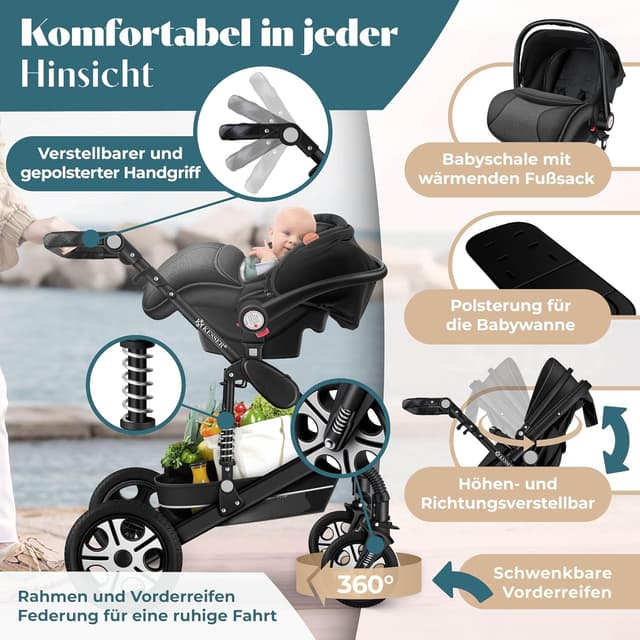 Thumbnail 5 de KESSER Loops 4in1 Kinderwagen