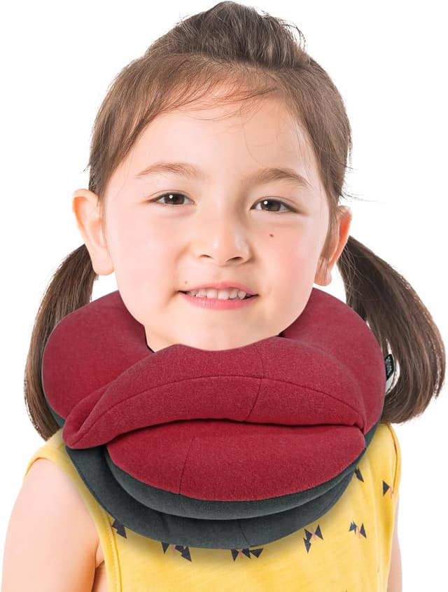 Thumbnail 6 de BUYUE Travel Neck Pillow for Airplanes with 360° Support and Travel Kit (3D eye mask, earplugs) – Beige, large