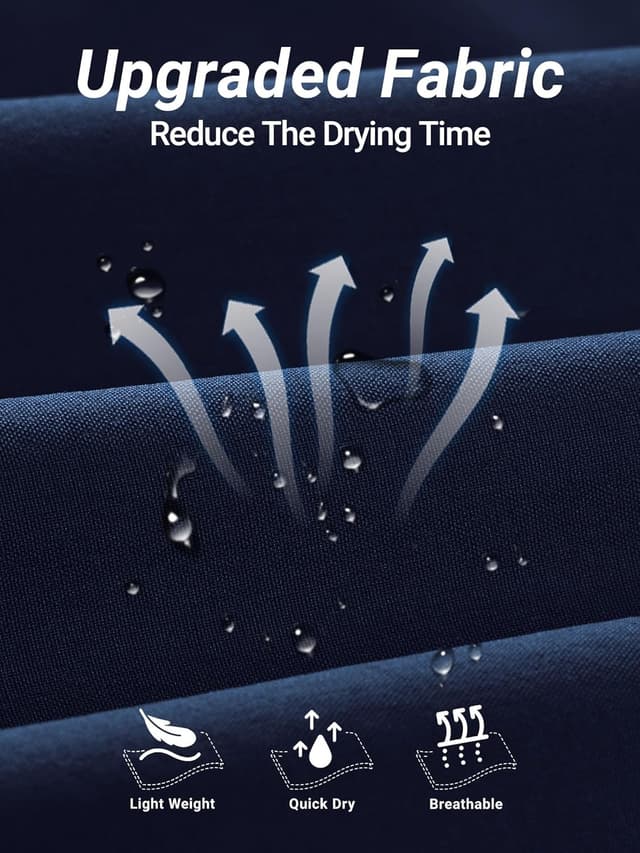 Thumbnail 6 de Arcweg Herren-Badehose mit Kompressions-Liner (2-in-1) – atmungsaktive Badeshorts mit Tunnelzug und Reißverschlusstaschen