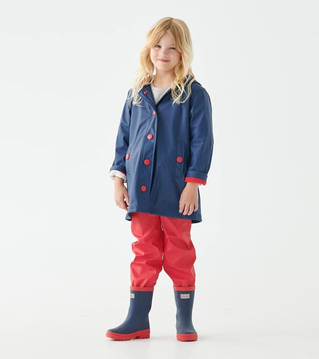 Detalle de Hatley Girl's Splash Jackets Raincoat – fully lined, waterproof with hood