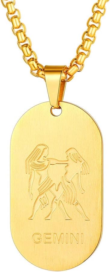 Detalle de Collier signe astrologique acier inox 12