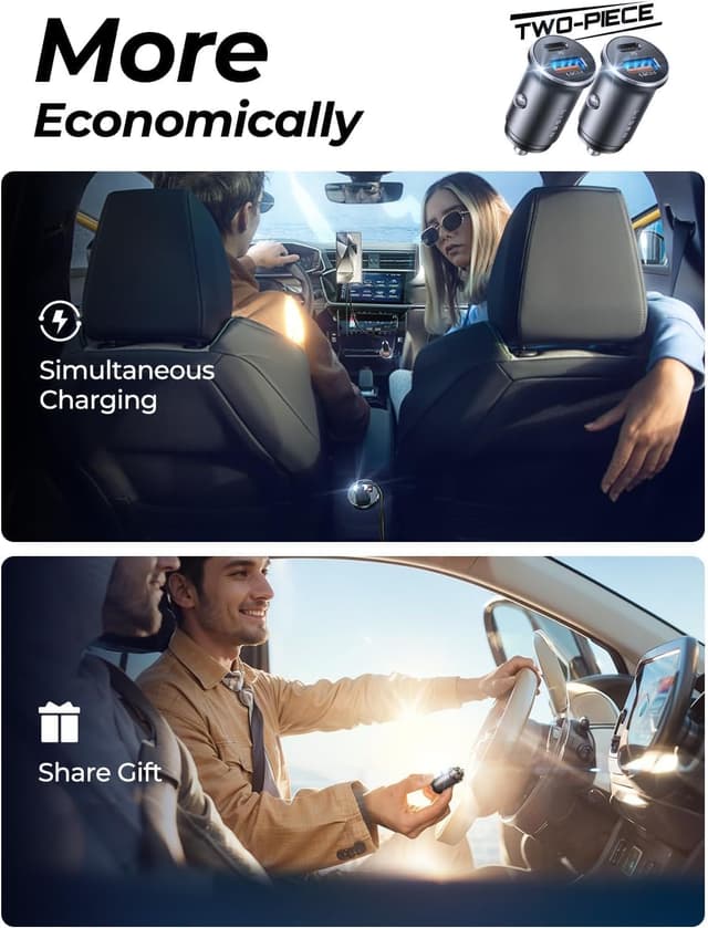 Thumbnail 5 de LISEN Cargador Coche 54W 2 Pack