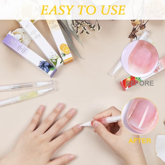 Detalle 2 de LOPHE Nagelöl Stift (6×3 ml) – Nagelhaut-Öl-Pen für trockene, rissige Nägel