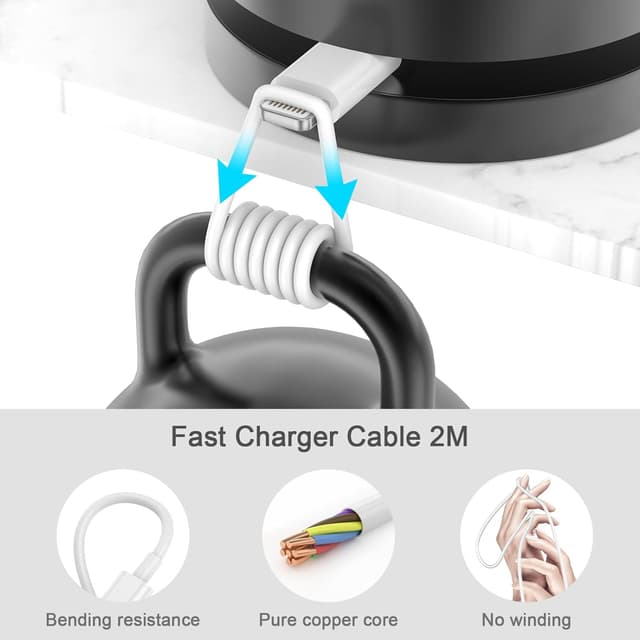 Detalle de USB C iPhone fast charger 2 pack