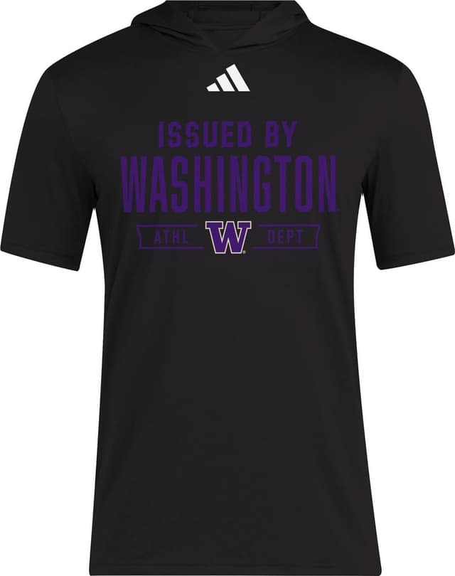 Detalle de adidas Men’s NCAA 25/26 Designed for Training Team Short Sleeve Hoodie